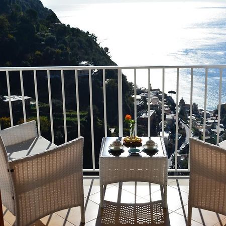 Casa Rossia Breathtaking Sea View Apartment In Positano Bagian luar foto