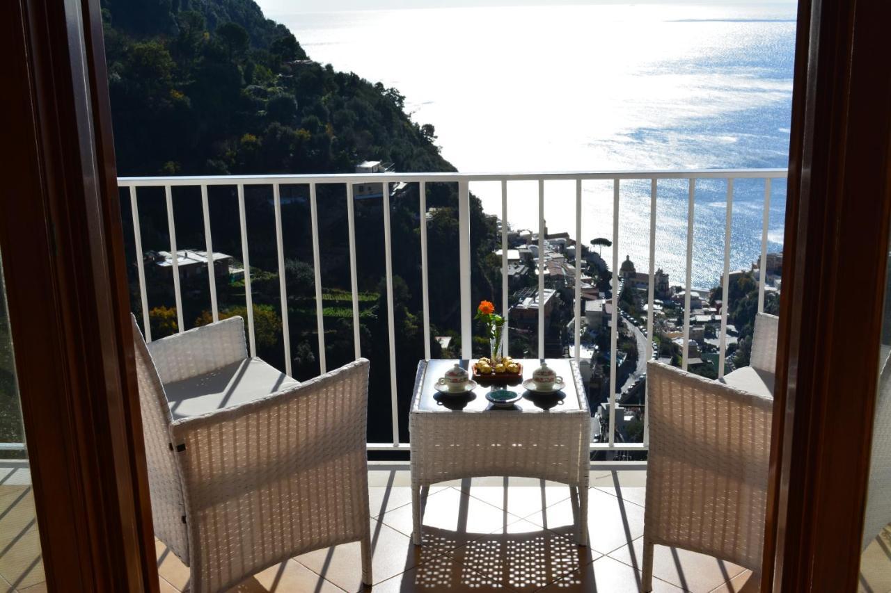 Casa Rossia Breathtaking Sea View Apartment In Positano Bagian luar foto