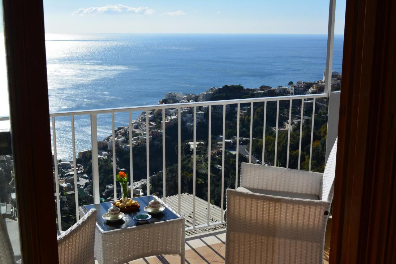 Casa Rossia Breathtaking Sea View Apartment In Positano Bagian luar foto