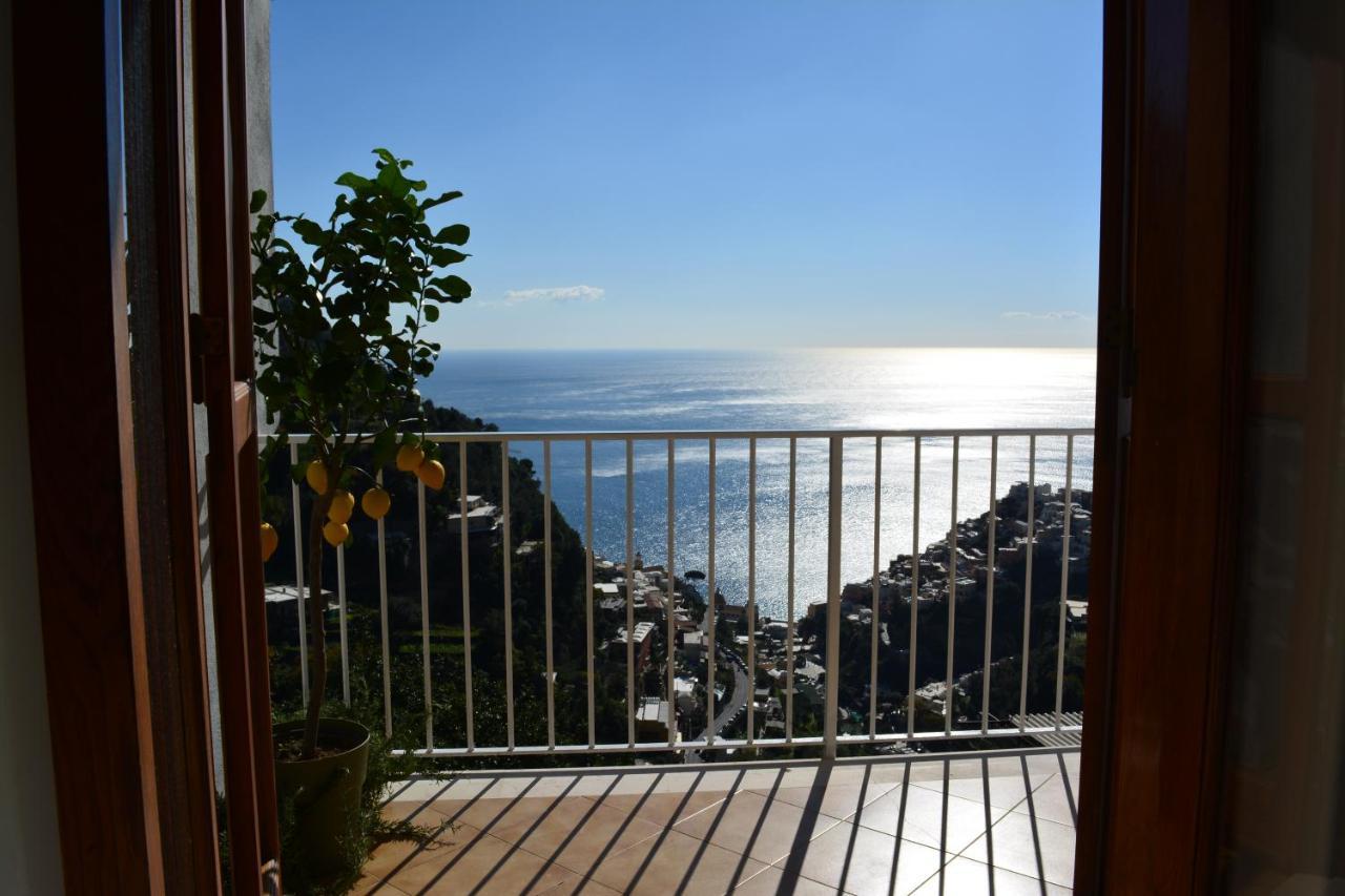 Casa Rossia Breathtaking Sea View Apartment In Positano Bagian luar foto